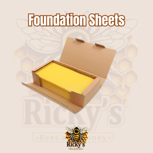 Foundation Sheets Brood Size, 4.8mm Cell Size, Box of 30